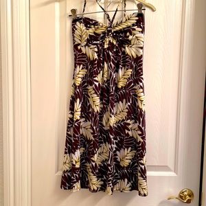 Summer dress, has tie at neck or just leave the tie hanging, make into a bow.